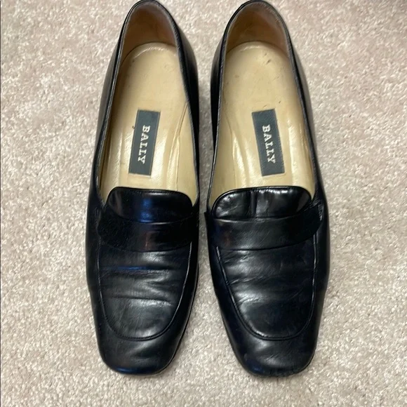 Bally | Shoes | Vintage Bally Talens U Black Leather Heeled  display picture 3